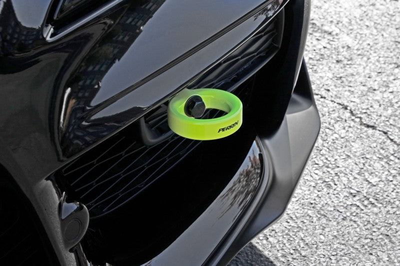 PERRIN 20-25 Toyota Supra Tow Hook Kit (Front) - Neon Yellow