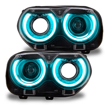 Load image into Gallery viewer, Oracle 15-21 Dodge Challenger RGB+W Headlight DRL Upgrade Kit - ColorSHIFT+W