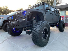 Load image into Gallery viewer, Oracle 7in High Powered LED Headlights - Black Bezel - ColorSHIFT 2.0