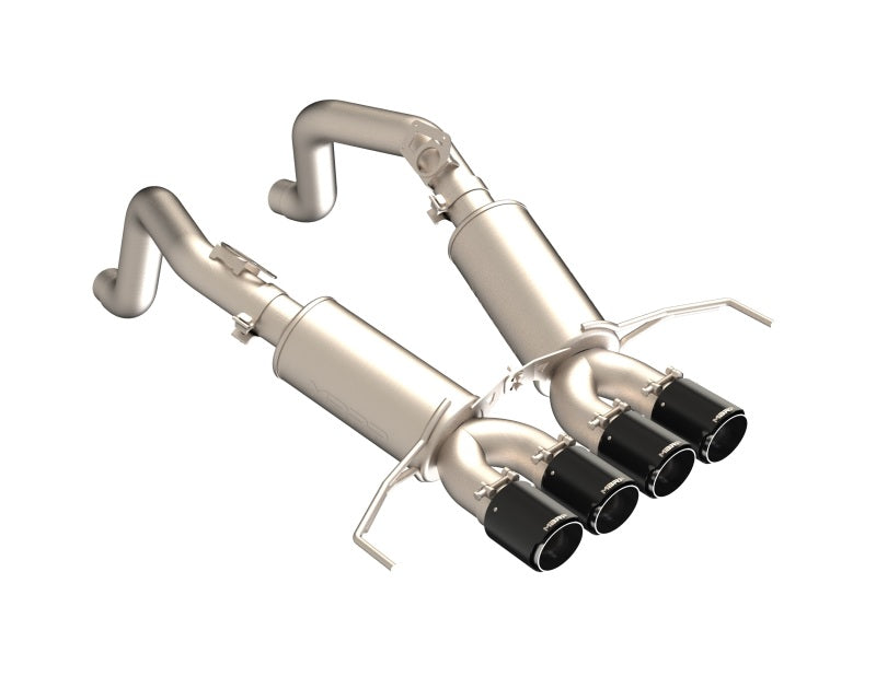 MBRP 14-19 Chevrolet Corvette 3in Dual Split Rear Axle Back w/ Carbon Fiber Tips