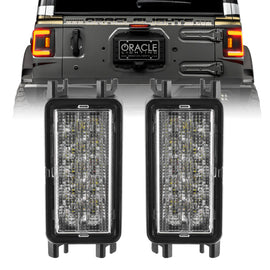 Oracle 2018+ Jeep Wrangler JL Dual Function Reverse LED Flush Taillight - Amber/White