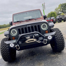 Load image into Gallery viewer, Oracle 7in High Powered LED Headlights - Black Bezel - ColorSHIFT 2.0