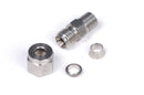 Haltech 1/4in Stainless Compression 1/8in NPT Thread Fitting Kit (Incl Nut & Ferrule)