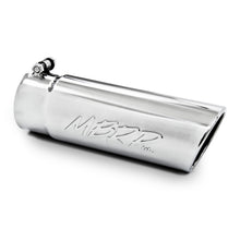 Load image into Gallery viewer, MBRP Universal Tip 4in O.D. Angled Rolled End 3.5in inlet 10 length