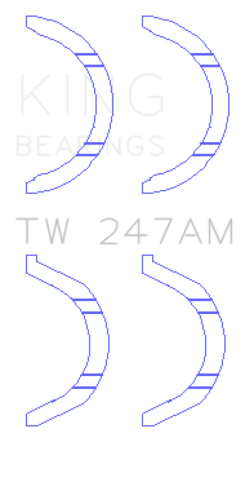King Engine Bearings Mitsubishi 6G71/6G72/6G72T/6G73 V6/Hyundai G6AV V6 Thrust Washer Set