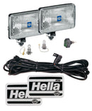 Hella 450 H3 12V SAE/ECE Fog Lamp Kit Clear - Rectangle (Includes 2 Lamps)