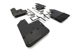 Rally Armor 19-25 Jeep JT Gladiator (Mojave/Rubicon) Black Mud Flap w/Grey Logo
