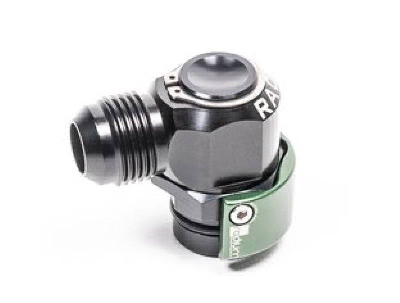 Radium Engineering V2 Quick Connect 19mm Male to 10AN Male 90 Degree