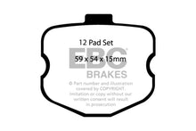 Load image into Gallery viewer, EBC 06-08 Chevrolet Corvette (C6) 7.0 (Z06) Bluestuff Front Brake Pads