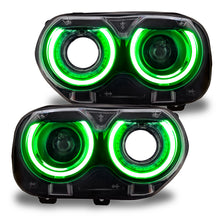 Load image into Gallery viewer, Oracle 15-21 Dodge Challenger RGB+W Headlight DRL Upgrade Kit - ColorSHIFT+W