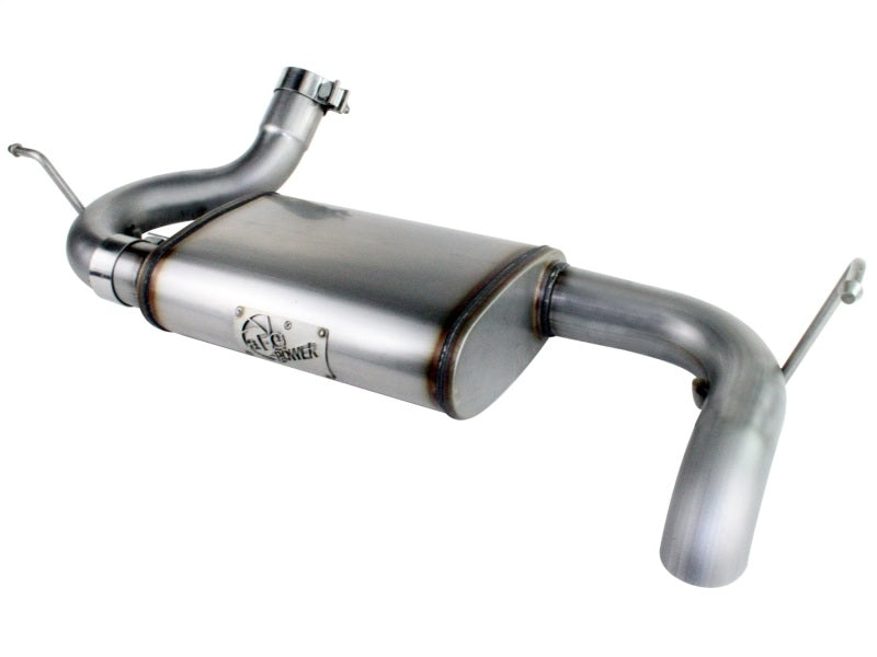 aFe MACH Force XP 07-17 Jeep Wrangler V6-3.6/3.8L 409 SS 2.5in Axle-Back Exhaust