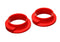 Energy Suspension Universal 2-3/16in ID 3in OD 1in H Red Coil Spring Isolators (2 per set)
