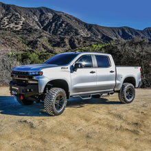 Load image into Gallery viewer, Westin 19-22 Chevrolet Silverado / GMC Sierra Crew Cab Outlaw Nerf Step Bars - Textured Black
