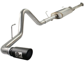 aFe MACH Force XP Exhausts Cat-Back SS-409 EXH CB Toyota Tundra 10-11 V8-5.7L 145.7 WB (blk tip)
