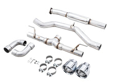 Load image into Gallery viewer, AWE Tuning Subaru BRZ/ Toyota GR86/ Toyota 86 Track Edition Cat-Back Exhaust- Chrome Silver Tips