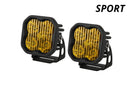 Diode Dynamics SS3 LED Pod Sport - Yellow SAE Fog Standard (Pair)