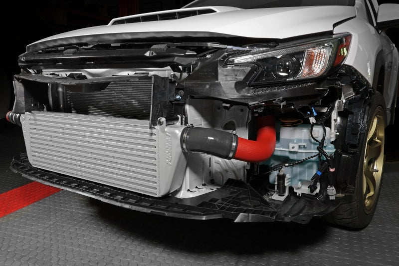 PERRIN 22-25 Subaru WRX Front Mount Intercooler Kit (Red Tubes & Silver Core)