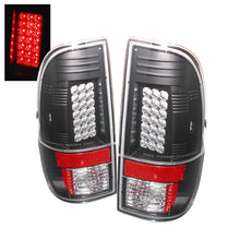 Load image into Gallery viewer, Spyder Ford Super Duty 08-15 LED Tail Lights Black ALT-YD-FS07-LED-BK