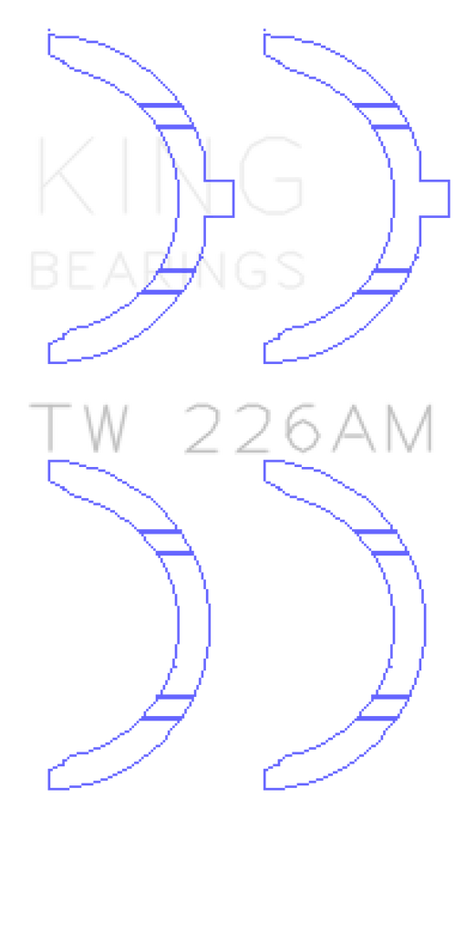 King Engine Bearings Toyota 3SGTE Thrust Washer Set