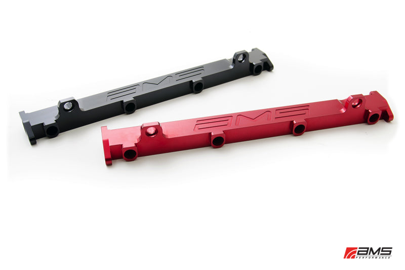 AMS Performance 03-07 Mitsubishi EVO VIII/IX CNC Machined Aluminum Fuel Rail - Black