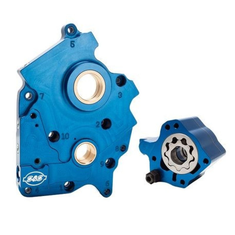 S&S Cycle 2017+ M8 Oil Cooled Models Oil Pump & Cam Plate Kit ...
