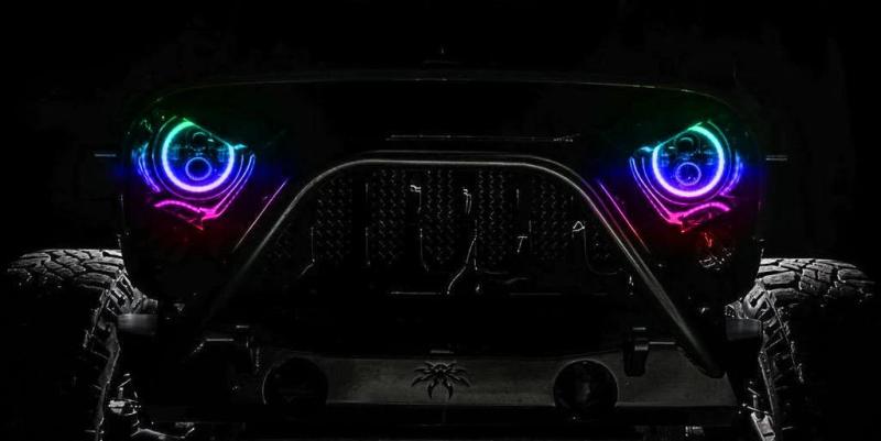 Oracle Jeep Wrangler JL/Gladiator JT 7in. High Powered LED Headlights (Pair) - Dynamic